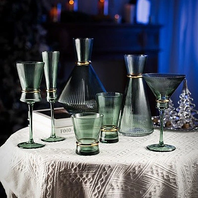 Бокал для мартини 220 мл VIVALDI в наборе 6шт, зеленый_7