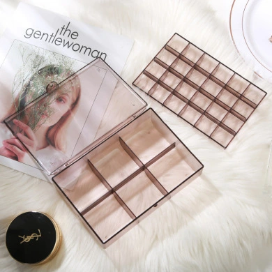 Органайзер для хранения ТАРТИ ТАН, цвет прозрачный, два отделения1318555см (упаковка коробка)_10