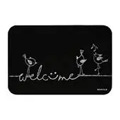 Коврик придверный "Welcome" птицы 40*60см VORTEX /24