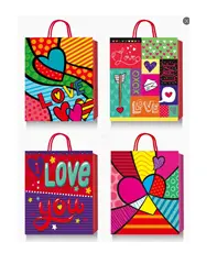 Пакет подарочный "LOVE" 18*23*8 см