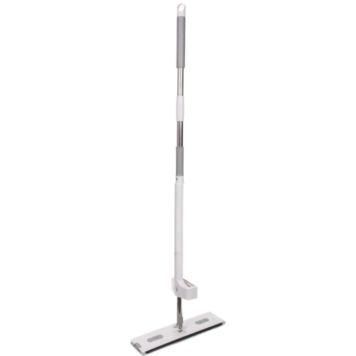 Швабра с насадкой из микрофибры отжимная , в комплекте две насадки 42х11х130