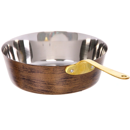 Ковш из нержавеющей стали для соуса 20см цвет Антик_4