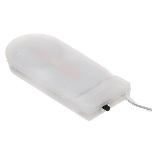 Гирлянда для дома ЛЕНТА ДЕКОРАТИВНАЯ  Снежинки 2,0 м, 6 см (на батарейках), Красный (подсветка теплый белый)_6