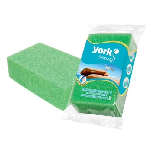 Губка для тела массажная YORK Большая 18*10,5*6 см