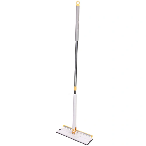 Швабра с отжимом, ручка 125 см Skay цвет белый в комплекте две насадки
