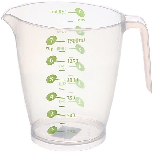 Ёмкость мерная 1,5л цветная шкала