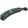 Заколка - банан для волос "AKS-EMPIRE", цвет черный / малахитовый, 11*2см (пакет с подвесом)