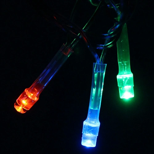 Гирлянда для дома  2,5м 24 лампы LED прозрачпров Мультицвет_18