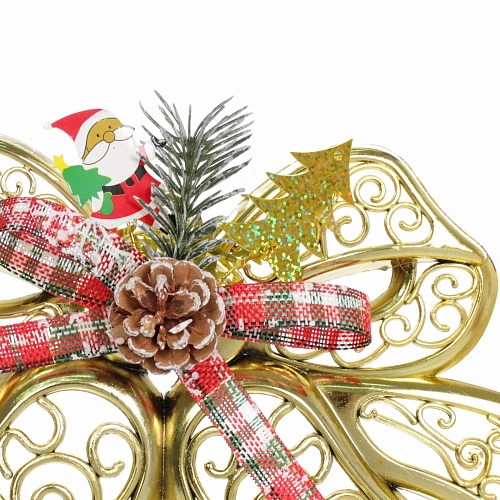 Украшение новогоднее Лесные колокольчики 2720 см, Золото_3