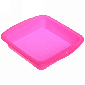 Форма силиконовая 1,2л "Квадрат" 23*23*4,5 см 