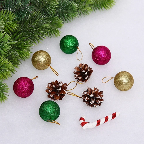 Набор украшений "Волшебный наборчик" 11*11 см  (набор 10 шт), микс