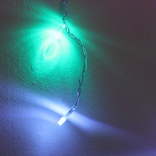 Гирлянда для дома БАХРОМА Мерцание ш1,5м в40 см 48 ламп LED, прозрачн провод, авторежим, IP-20, Мультицвет (белое мерцание)_3