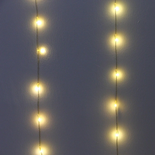 Гирлянда для дома ЗАНАВЕС Bright light Водопад 3м3м 240 ламп LED, IP-20, 8 режимов Теплый белый (возможность соединения)_3