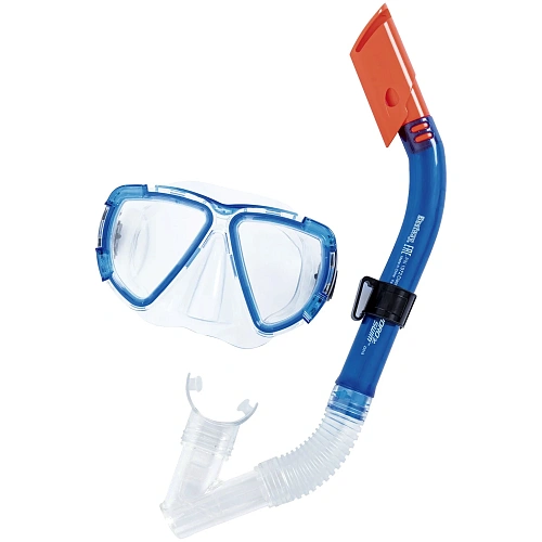 Набор для подводного плавания от 14 лет Blackstripe маска,трубка Bestway (24029)_2