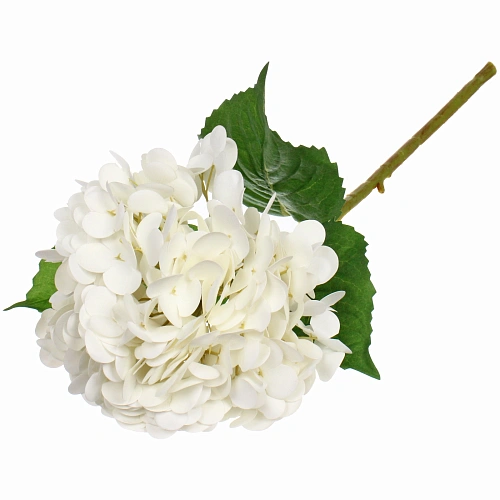 Цветок искусственный Natur 46см Гортензия белая_6
