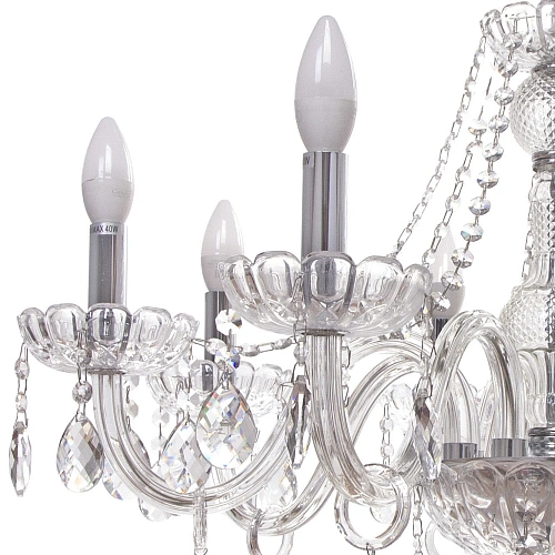 Люстра подвесная в стиле барокко Alfemminile 840Вт 25-DZ888 со стеклянными основаниями_36