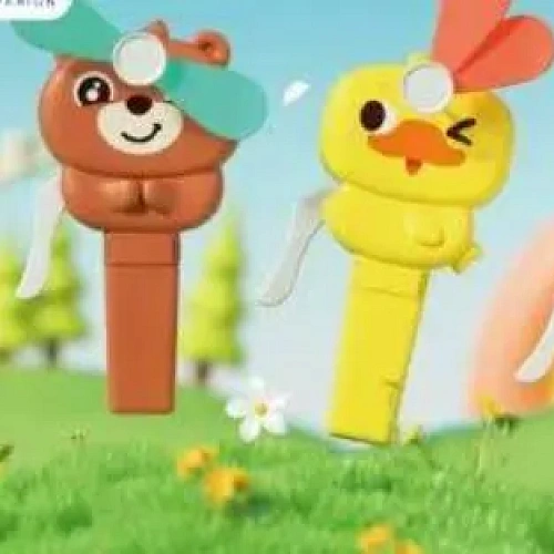 Вентилятор "Милые зверушки" 13,6*6,5 см