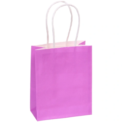 Пакет подарочный "Классика" 15*12*6 см, фиолетовый