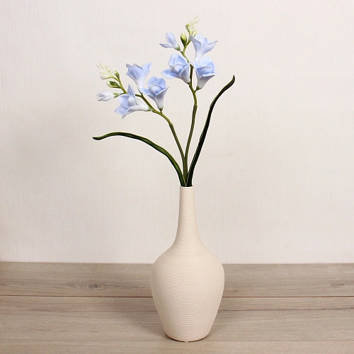 Цветок искусственный Natur 50см Орхидея голубая_5