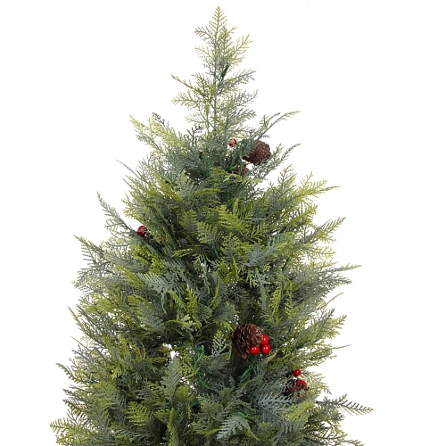 Ёлка светодиодная Лесная радость 120 см (460 веток) 140 ламп LED, цвет свечения-Теплый белый_12