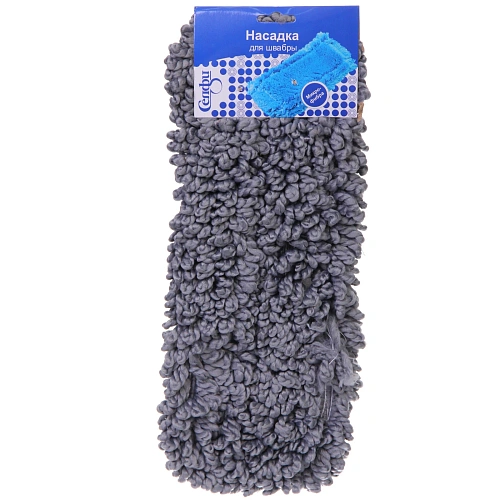 Сменная насадка для швабры Селфи микрофибра 40х11 см 120гр Gray 