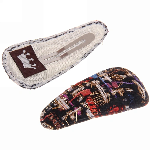 Зажимы для волос 2шт New collection - Marina, микс 6 цветов, 62,5см_15