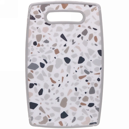 Доска разделочная "Stone" 23*37*1см Крошка светлая