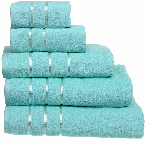 Полотенце махровое 30*30см "LUNA" цвет мятный 05010 плотность 360гр/м2