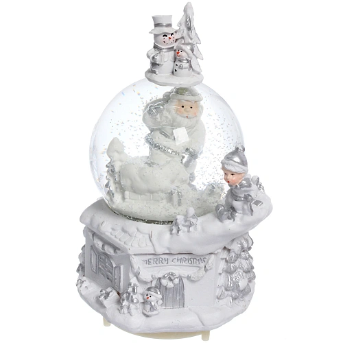 Сувенир Снежный шар Снежные чудеса 12512521 см (падающий снег, подсветка, музыка), микс_9