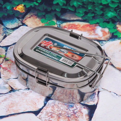 Контейнер металлический с ручкой 16126см, два уровня_3