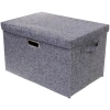 Коробка для хранения вещей складная с крышкой "ДЭСТРА", цвет серый, 50*35*31см