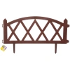 Садовое ограждение "Вилла" (1 секция 59,5*34 см), Коричневый
