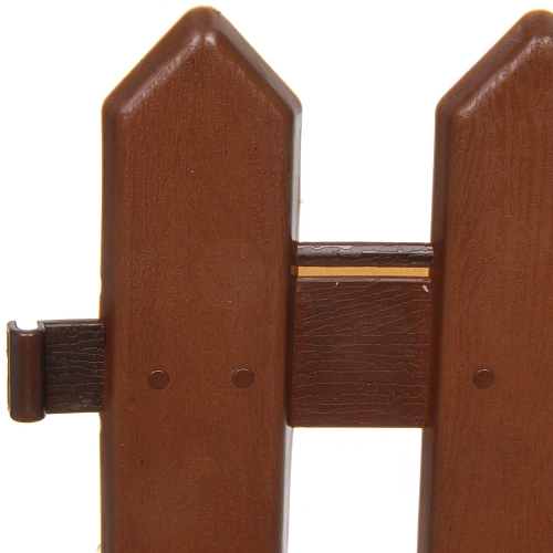 Садовое ограждение Классика (набор 4 шт) (1 секция 4029 см), Коричневый_3