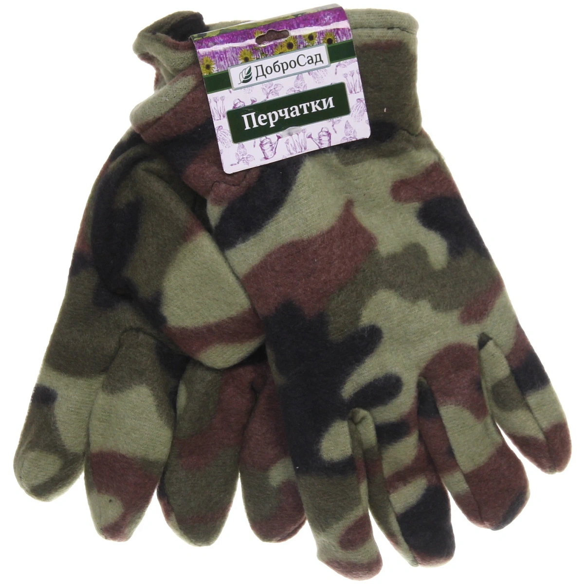 Перчатки флисовые "Лес"