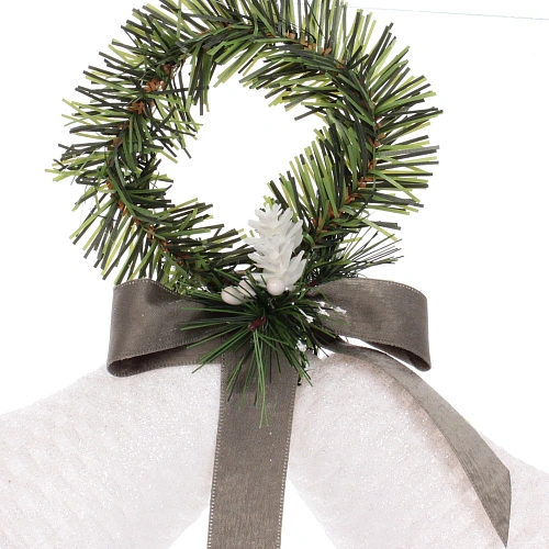 Украшение новогоднее Рождественский колокольчик 211012 см, белый_5