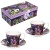 Чайный набор 4 предмета "Цветочный сад" (2 кружи 230мл+2 блюдца) 