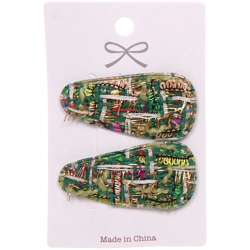 Зажимы для волос 2шт New collection - Marina, микс 6 цветов, 62,5см_8