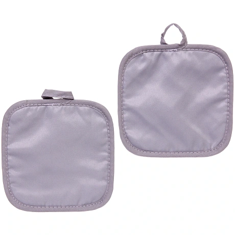 Прихватка в наборе "HOME", цвет серый, 17*17 см, 2 шт