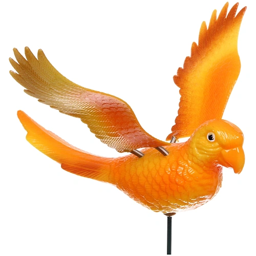 Фигура на спице Попугай 60 см (фигура 1722 см) для отпугивания птиц, микс_4
