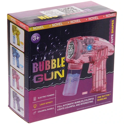 Мыльные пузыри BubbleGun 1413,56 см, 50 мл, на батарейках (АА 4 шт, в компл не входят)_4