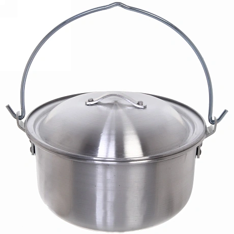 Котелок походный 3л 20 см алюминиевый с крышкой