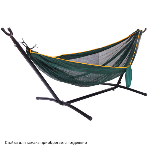 Гамак подвесной SJ-A18-5, 200*150 см, зелёный