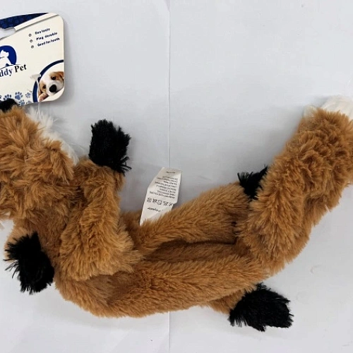 Игрушка для собак ЗООГРАД белка 2 пищалки 429см  39гр (лейбл)_1