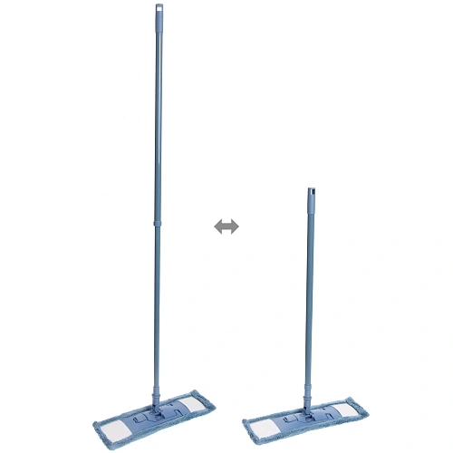 Швабра Селфи с насадкой из микрофибры синяя насадка 65гр.