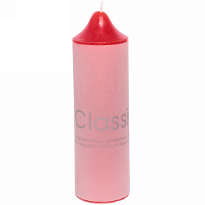 Свеча "Classic" 6*20см цвет красный ZD-113