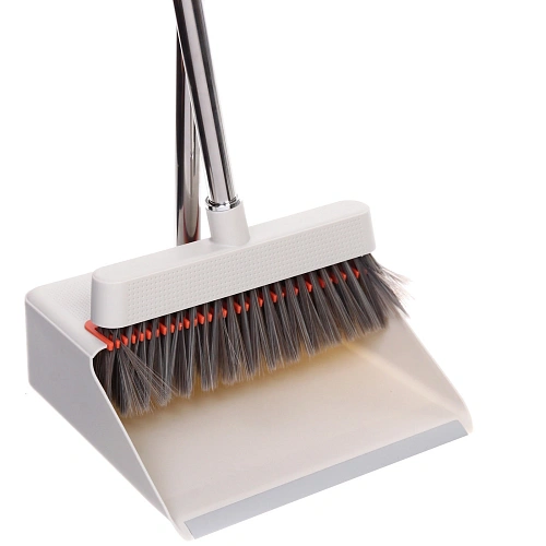 Набор для уборки, щетка для пола с совком Люкс белый 1130_7