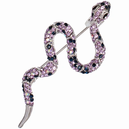 Брошь Best Podarok - Калия, цвет сапфировый микс, 2,35,7см_2