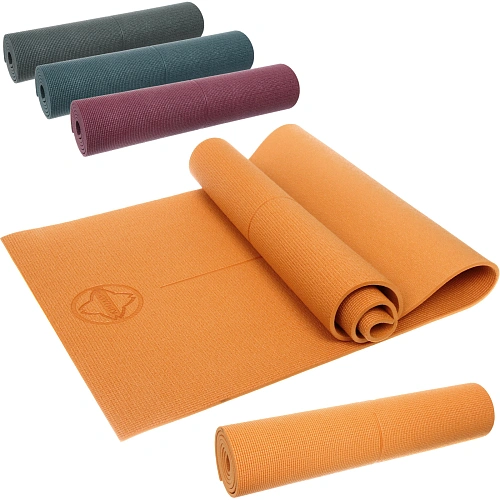 Коврик для йоги 8 мм 173х61 см "Ритм" ПВХ, в ассортименте