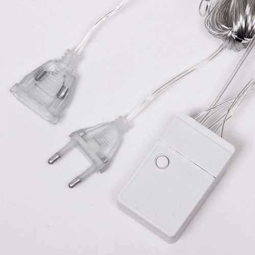 Гирлянда для дома БАХРОМА Волшебство ш2,5 м в0,60,9м 126 ламп LED, IP-20, Теплый белый (возможность соединения)_15