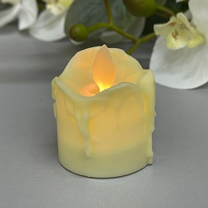 Сувенир с подсветкой "Свеча - Тающий воск" 3,8*3 см